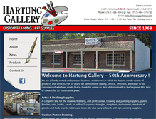 Tablet Screenshot of hartunggallery.com